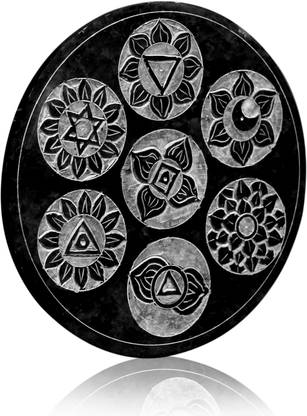 crescita design Round Stone Coaster Set