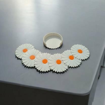 HRs Craft Round Polyester Coaster Set