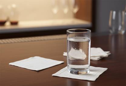 UBH Square Reversible Linen Coaster Set