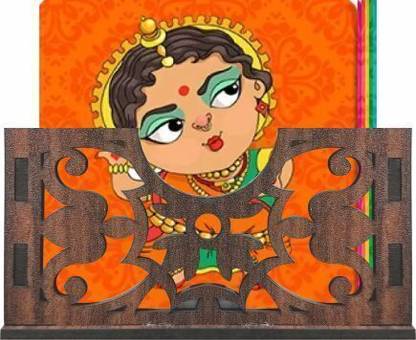Flipkart SmartBuy Square Reversible Wood Coaster Set