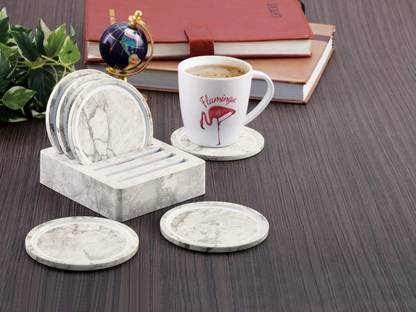 Nabhya Round Reversible Polypropylene Coaster Set