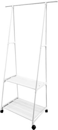 Trendy Clothes Hanger Stand for Bedroom|Easy to Assemble Garments Hanging Rack Metal Coat and Umbrella Stand