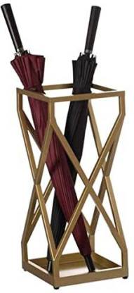 ICON CREATION Geometric Patio Design Umbrella Stand For Home Decor & Interio Space Metal Umbrella Stand