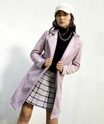 CAMPUS SUTRA Polyester Solid Coat