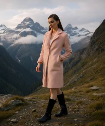 CAMPUS SUTRA Fleece Solid Coat