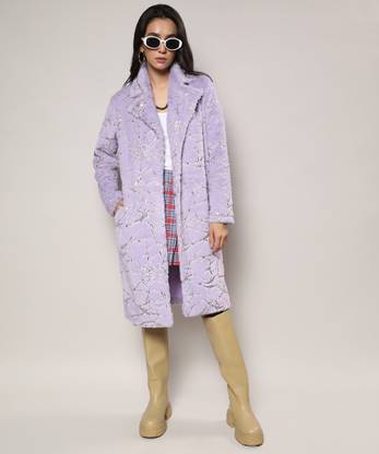 CAMPUS SUTRA Polyester Self Design Coat