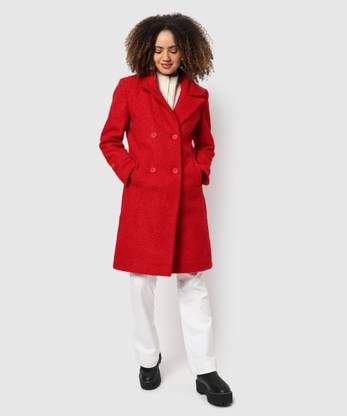 CAMPUS SUTRA Soft Sherpa Self Design Coat