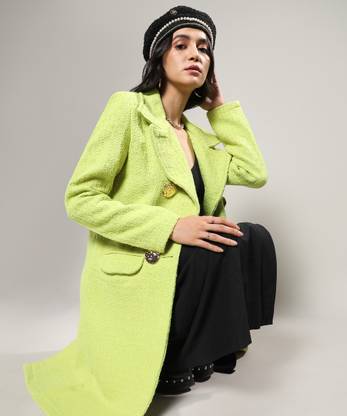 CAMPUS SUTRA Polyester Solid Coat