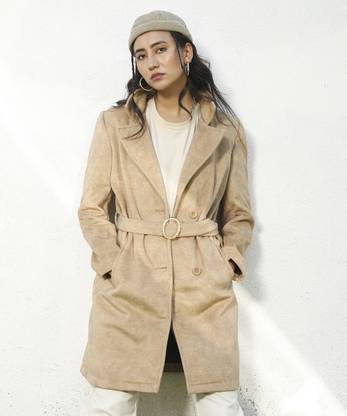 CAMPUS SUTRA Polyester Solid Coat