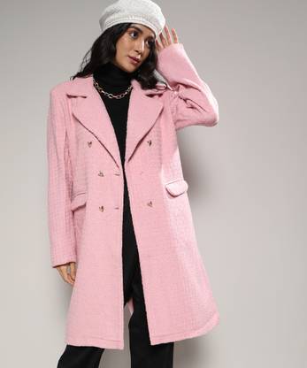 CAMPUS SUTRA Polyester Self Design Coat