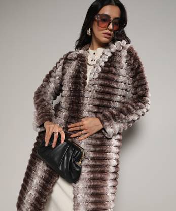 CAMPUS SUTRA Polyester Color Block Coat