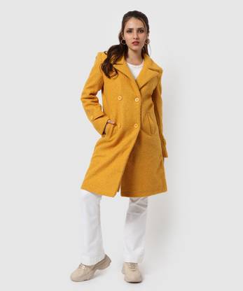 CAMPUS SUTRA Soft Sherpa Self Design Coat
