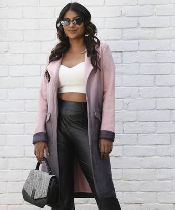 CAMPUS SUTRA Polyester Self Design Coat