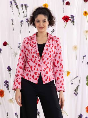 TANDUL Fleece Self Design Coat