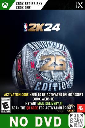 NBA 2K24 25thEdition-Instant Mail Delivery (ONLY ACTIVATION CODE, NO CD) Ultimate Edition
