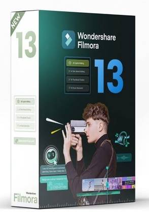 Wondershare Filmora 13 Video Editor | Window, Mac, Andriod | 1 Year Licence |