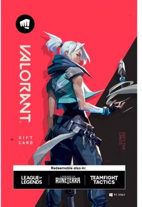 Valorant Gift Card (IN) – 5350 Valorant Points with Game and In Game Credit