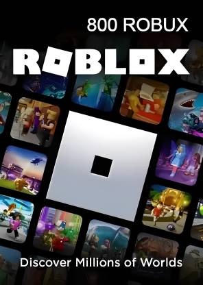 Roblox Gift Card : 800 Robux code only with Game Add-On with Game Add-On
