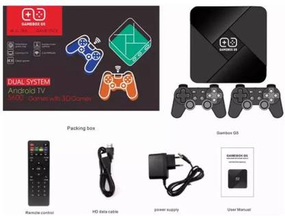 G5 VIDEO GAME + ANDROID TV WITH ALL 4K GAMES IN ONE Limited Collector's Edition