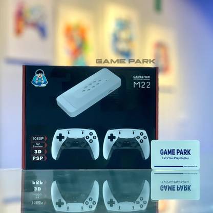M22 Retro GameStick, UHD 4K, Wireless Controller, Built-in 30k+ Retro Games M5 Black Edition