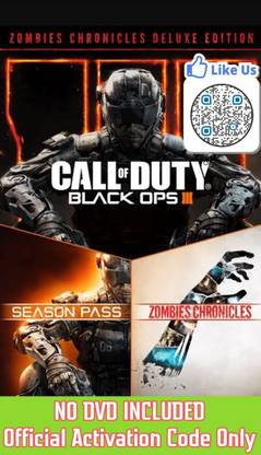 Call of Duty: Black Ops III - Zombies Deluxe (NO DVD INCLUDED) Ultimate Edition with Game and Expansion Pack