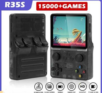 Clubics Discover Endless Fun: R35S Retro Handheld, 8000+ Games Inside Black Edition