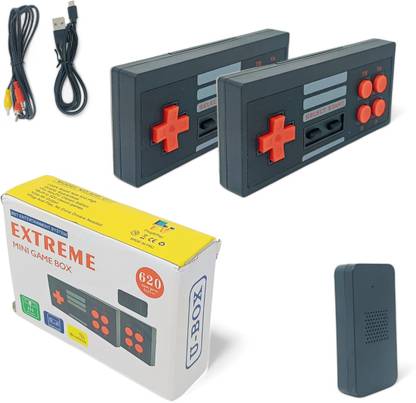 Extreme Mini Game Box NES 620 AV-Out TV Video Game Multi Players Wireless_17 Xbox 360 Edition with Game and Upgrades Pack