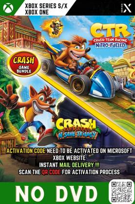 Crash Bandicoot N. Sane Trilogy-Mail Delivery (ONLY ACTIVATION CODE, NO CD) Bundle Edition