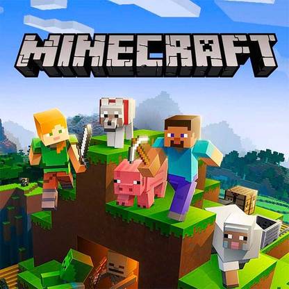 Minecraft bedrock & java edition pc no(cd/dvd/code)
