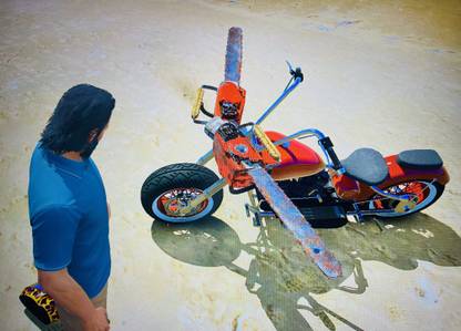 Chainsaw Bike MOD GTA V Complete Edition with Game Add-On