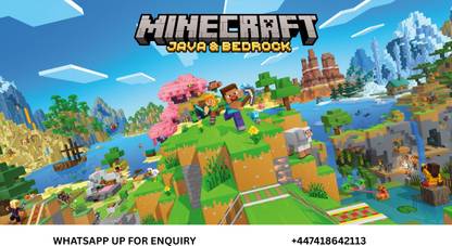 Minecraft Account java and bedrock edition