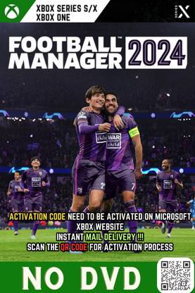 Football Manager 2024 Console-Mail Delivery (ONLY ACTIVATION CODE, NO CD)