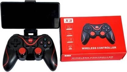 X3 Mobile wireless Bluetooth Game controller with bracket support iOS/Android Black Edition with Expansion Pack Only