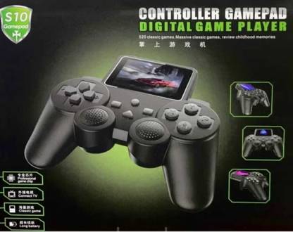 S10 Wireless Gamepad: 520 Games Video Game Player Black Edition