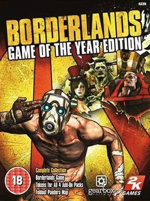 Borderlands 2 Goty Game Of The Year Edition with Game and Expansion Pack