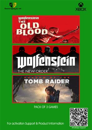 Top Xbox Game Wolfenstein Bundle ( Pack of 3 Games) Special Edition