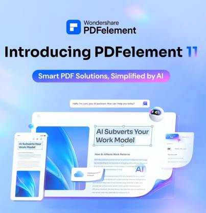 Wondershare PDF Element | Android | 1 Year License | Activation Details Only