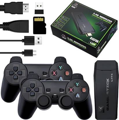 Wireless video games for tv gaming with Game Stick 1080p Plug & Play Deluxe Edition
