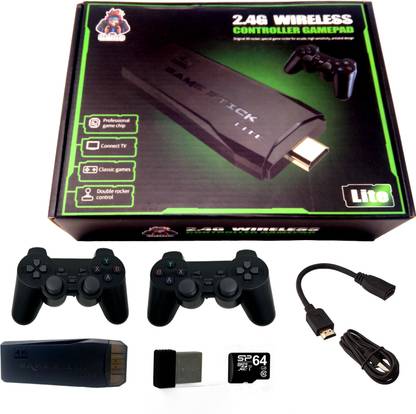 FANSEEKART Wireless Controller Gamepad 2.4g USB Built-in 3000 Classic ConsoleS Limited Edition