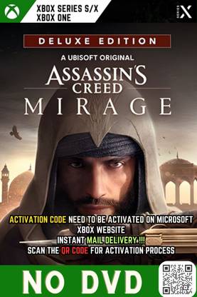 Assassins Creed Mirage-Instant Mail Delivery (ONLY ACTIVATION CODE, NO CD) Deluxe Edition