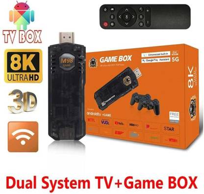 8k Ultra HD Gaming Beast: Game Box with Android TV System With 20000+ Games Limited Edition