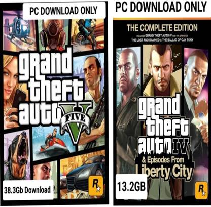 GTA 5 4 Pc Game Combo Download (Offline only) Full Games Complete Edition
