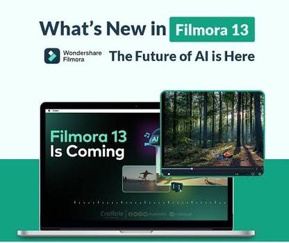 Wondershare Filmora 13 Video Editor|Window & Mac|1 Year| Activation Details Only