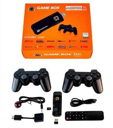 Android TV: Game Box 8k Ultra HD Set-Top Box with Dual System Retro 20000+ Games Limited Edition