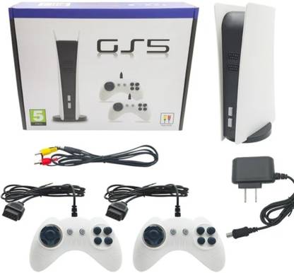 GS5 PLAYSTATION WITH 200 INBUILT CLASSIC GAMES WITH 2 CONTROLLERS Academy Edition