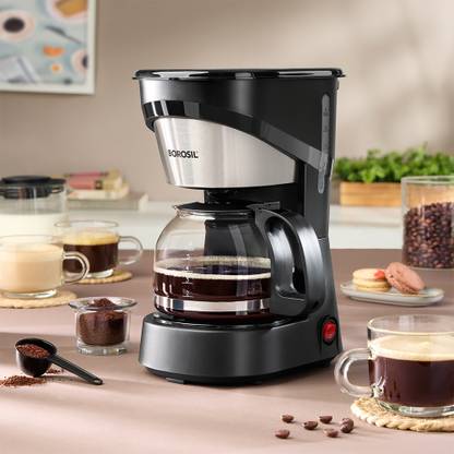 BOROSIL BCM55W01 6 Cups Coffee Maker