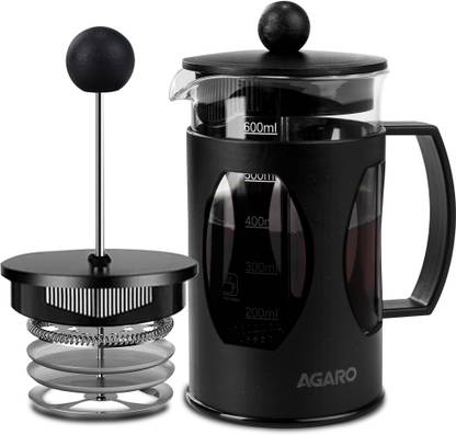 AGARO Elite French Press Coffee And Tea Maker 6 Cups Coffee Maker