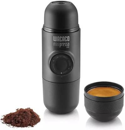 wacaco Minipresso GR - Hand Powered Espresso Machine for Ground Coffee Personal Coffee Maker
