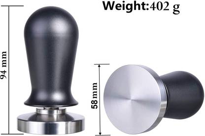 BeanZeek 58 mm Calibrated Espresso Tamper Calibrated Coffee Tamper with Handle BZ004 Personal Coffee Maker