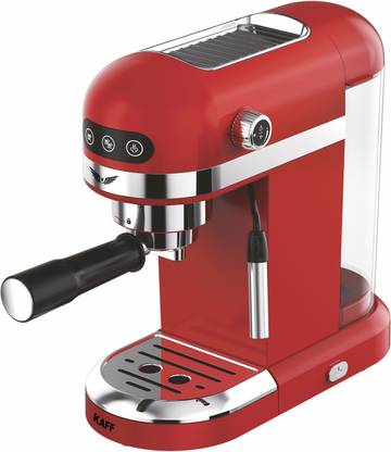 Kaff FONTANA RED Coffee Machine 2 Cups Coffee Maker